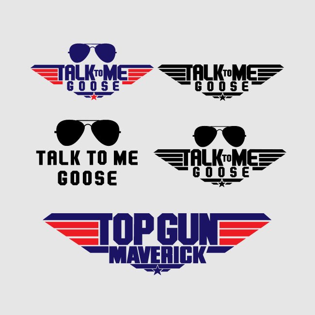 Free Top Gun Logo Svg