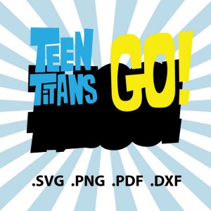 Teen Titans Go SVG Free Download Files SVG PNG PDF DXF