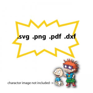 Rugrats Yellow Border Line Free Download Svg Png Pdf Dxf