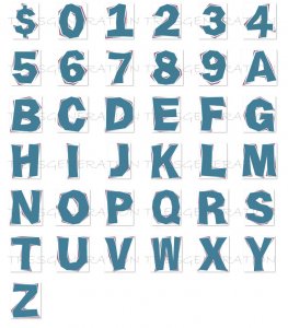 Stone Age Font SVG Alphabet Number SVG PNG PDF DXF