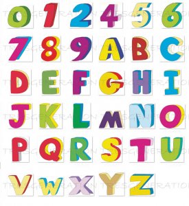 Party Banner Font SVG Colorful Alphabet Svg Png Pdf Dxf