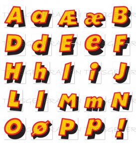 Cartoon Network Font SVG Italic Normal Fonts Alphabet Number Symbol 208 Letters Svg Png Pdf Dxf
